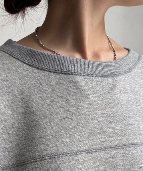 DouDou（ドゥドゥ）の「【インフルエンサーOKOCHI企画】裏毛ナンバリングプルオーバー（スウェット・レディース・ブラウン/グレー・FREE）」の20枚目の写真