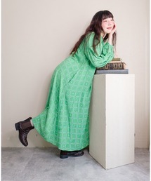 salle de bal（サルデバル）の「【 KILKI / キルキー 】 ワンピース　ダイスチェック　HDI（ワンピース）」