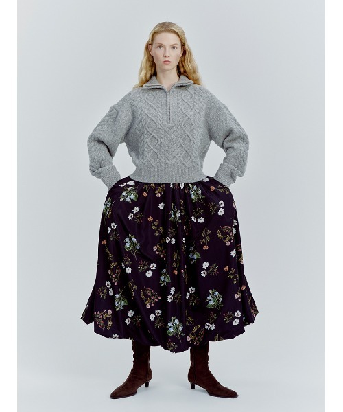 Mila Owen（ミラオーウェン）の「キトゥンヒールショートブーツ（ブーツ・レディース・ダークブラウン/ベージュ/ブラック・36/37/38）」の5枚目の写真