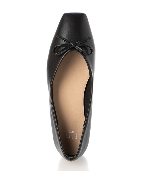 Fin（フィン）の「スクエアトゥVカットバレエシューズ【低反発スポンジ入り】（バレエシューズ・レディース・レッド/シルバー/グレー/ブラック・24.5cm/24cm/23.5cm/23cm/22.5cm）」の7枚目の写真