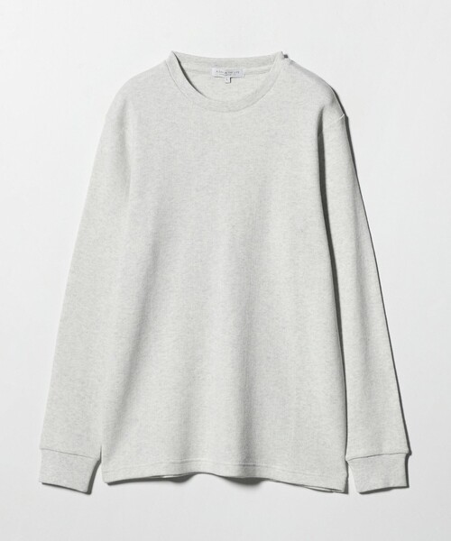 A DAY IN THE LIFE UNITED ARROWS(アデイインザライフユナイテッドアローズ)の「ダブルジャガード ベーシック カットソー<A DAY IN THE LIFE>(Tシャツ/カットソー・メンズ・モカ/ネイビー/ライトグレー・S/M/L)」の2枚目の写真