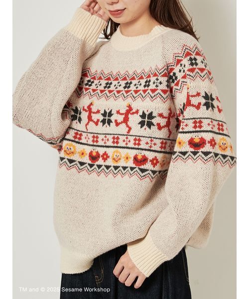 UNISEX】ノルディックセーター（ニット/セーター）｜SESAME STREET