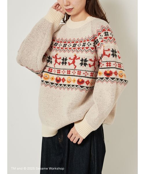 UNISEX】ノルディックセーター（ニット/セーター）｜SESAME STREET