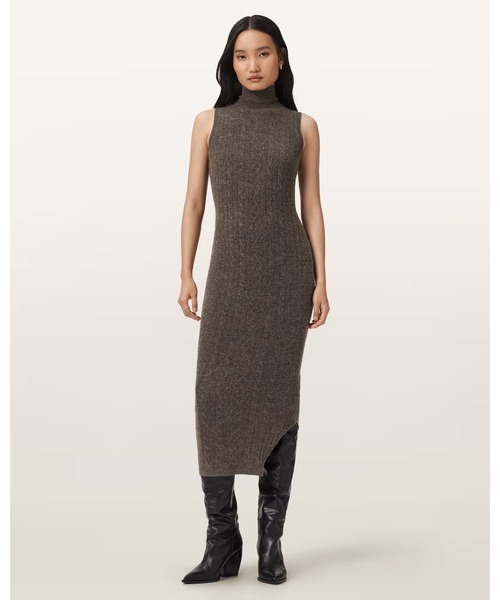 ALLSAINTS(オールセインツ)の「SABINE 2-IN-1 MAXI DRESS | SABINE 2-IN-1 マキシ ドレス・ワンピース(ワンピース・レディース・ブラウン系その他・XS/S/M/L)」の9枚目の写真