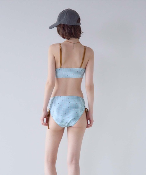 SEA DRESS(シードレス)の「Vネックシンプルデザインビキニ/水着(水着・レディース・ブラック系その他/ブラック/ライトブルー/アイボリー/ブラウン・L/M/S)」の19枚目の写真