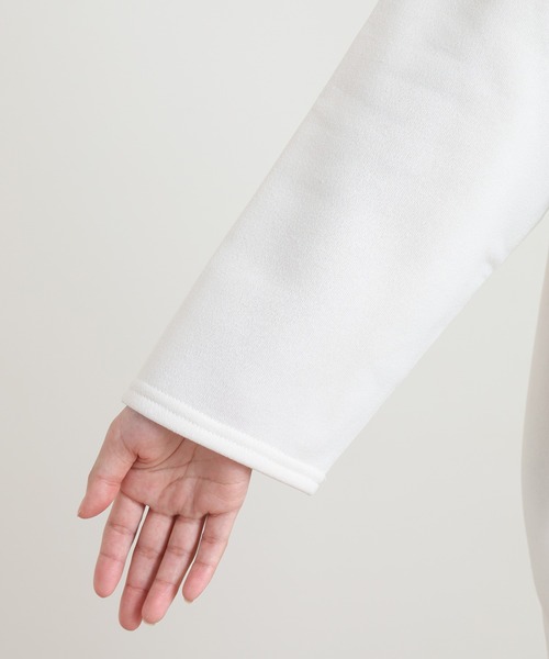Quelle Chance(ケルシャンス)の「多ポケット刺繍七分袖プルオーバー いろいろネコ(Tシャツ/カットソー・レディース・キナリ/モカ/チャコールグレー・M/L)」の9枚目の写真