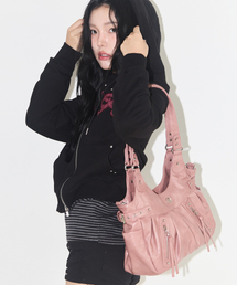 ILLIGO（イリゴ）の「Amber Buckle Shoulder Bag Pink（ショルダーバッグ）」
