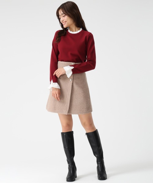 セール】2025秋冬新作 ブークレーミニスカート（スカート）｜MISCH