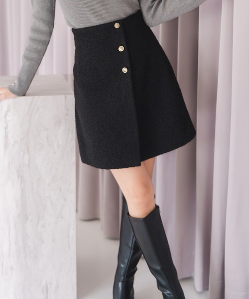 セール】2025秋冬新作 ブークレーミニスカート（スカート）｜MISCH