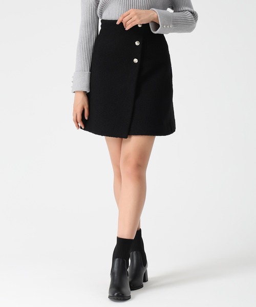 セール】2025秋冬新作 ブークレーミニスカート（スカート）｜MISCH