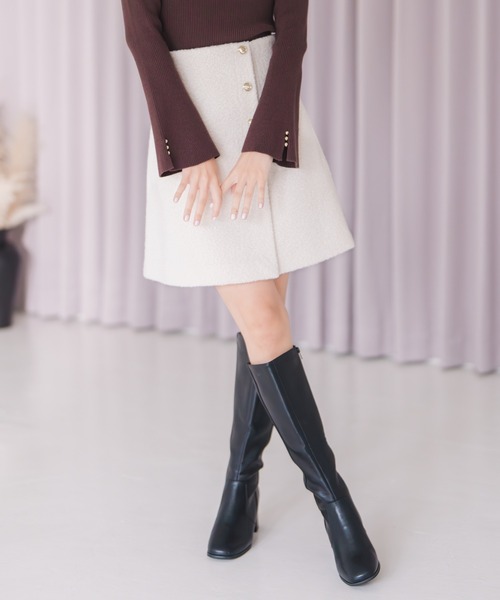 セール】2025秋冬新作 ブークレーミニスカート（スカート）｜MISCH