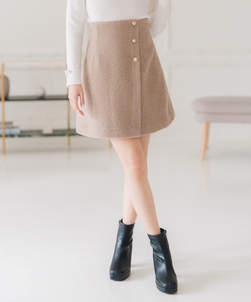 セール】2025秋冬新作 ブークレーミニスカート（スカート）｜MISCH