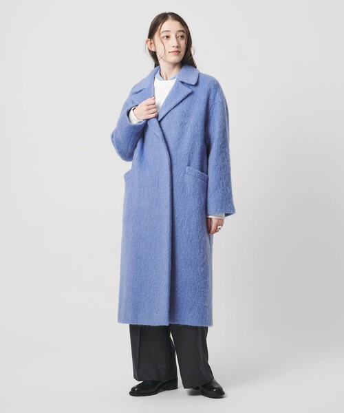 シャギー ビッグ テーラード コート（チェスターコート）｜UNITED