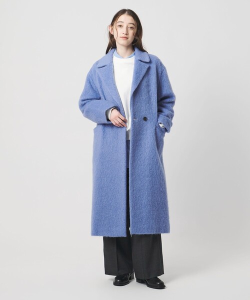 シャギー ビッグ テーラード コート（チェスターコート）｜UNITED