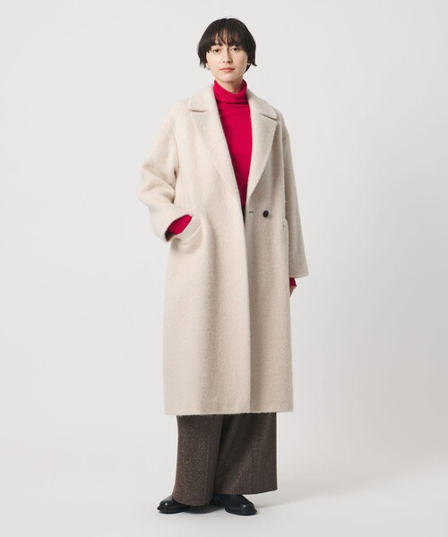 シャギー ビッグ テーラード コート（チェスターコート）｜UNITED