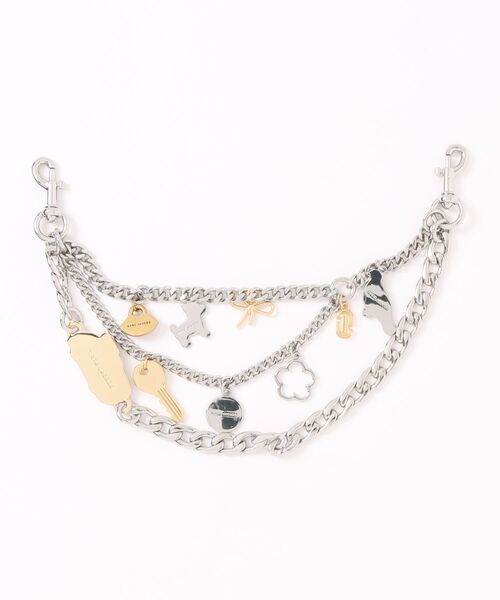 MARC JACOBS(マークジェイコブス)の「TRINKET CHARM CHAIN SHOULDER STRAP/ザ トリンケット チャーム チェーン ショルダーストラップ(キーホルダー・レディース・ブラック系その他・ONE SIZE)」の3枚目の写真