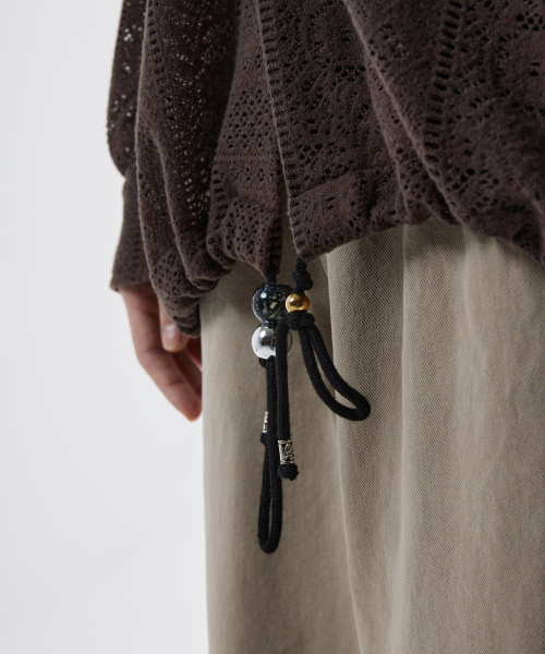 RSSC（アールエスエスシー）の「FLUFF CROCHET KNIT SHIRT - BROWN（シャツ/ブラウス・レディース・その他・1/2）」の5枚目の写真