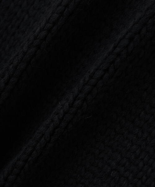 DANKE SCHON(ダンケシェーン)の「【WEB&DEPOT限定】DankeSchon/ダンケシェーン/1.5GG NY KNIT(ニット/セーター・レディース・ブラック/ホワイト系2/ブルー・L/M/XL)」の6枚目の写真