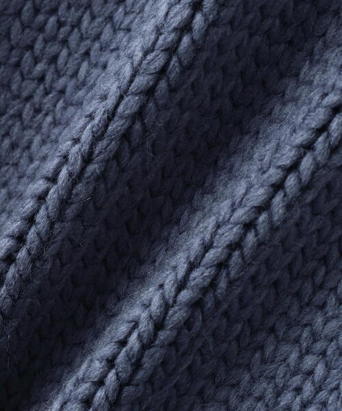DANKE SCHON(ダンケシェーン)の「【WEB&DEPOT限定】DankeSchon/ダンケシェーン/1.5GG NY KNIT(ニット/セーター・レディース・ブラック/ホワイト系2/ブルー・L/M/XL)」の13枚目の写真
