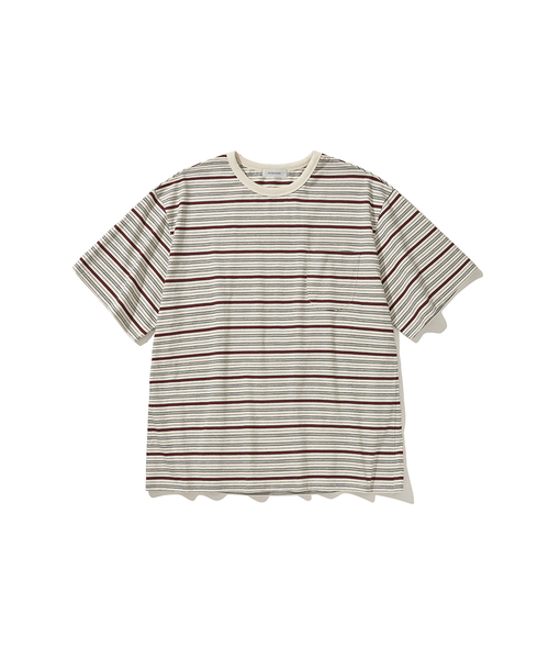 HISHANDER(ヒズハンダー)の「MULTI S/S TEE ECRU(Tシャツ/カットソー・メンズ・その他・1/2/3)」の1枚目の写真