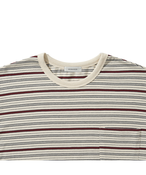 HISHANDER(ヒズハンダー)の「MULTI S/S TEE ECRU(Tシャツ/カットソー・メンズ・その他・1/2/3)」の3枚目の写真