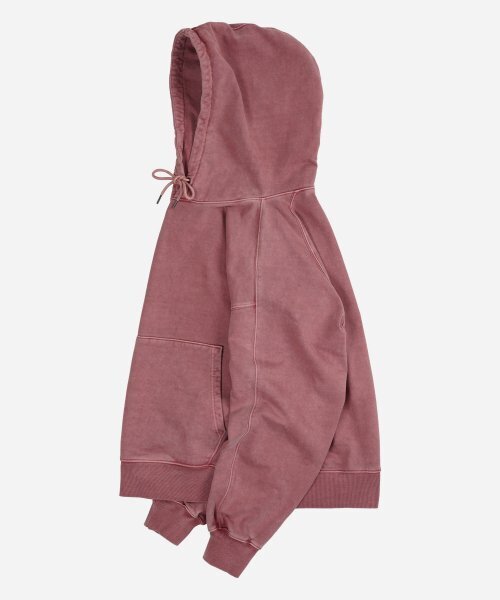 FRIZMWORKS(フリズムワークス)の「OG PIGMENT DYEING HOODY 002 _ PINK(パーカー・メンズ・その他・SMALL/MEDIUM/LARGE/X-LARGE)」の2枚目の写真