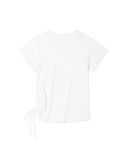 MOAA(モア)の「ワッフルシャーリングショートスリーブ (ホワイト)(Tシャツ/カットソー・レディース・その他・SMALL/MEDIUM)」の3枚目の写真