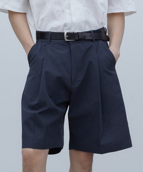 TRIP LE SENS（トリップ ル センス）の「ウォッシュドコットンワンタックバミューダパンツ _Washed Ecru（その他パンツ・レディース・その他・MEDIUM/LARGE）」の4枚目の写真