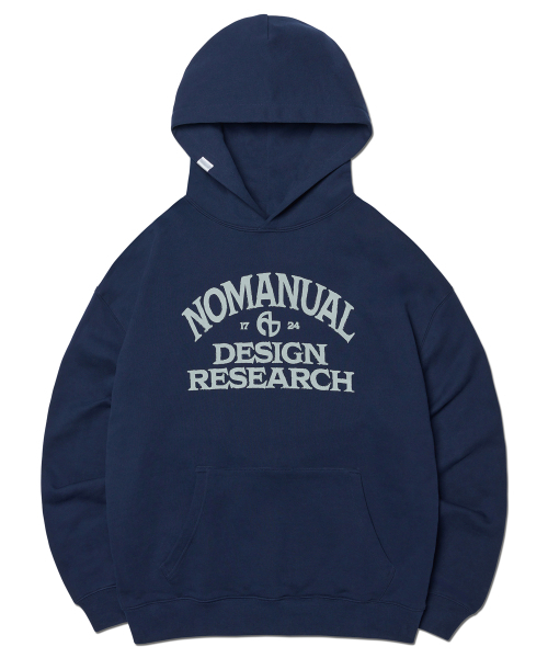 NOMANUAL(NOMANUAL)の「A.G HOODIE - DARK NAVY(パーカー・レディース・その他・X-LARGE/SMALL/MEDIUM/LARGE)」の1枚目の写真