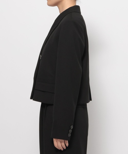 LOWRYS FARM（ローリーズファーム）の「ｄａｙｍｅショートジャケット 628093（テーラードジャケット・レディース・ブラック/ネイビー・MEDIUM/LARGE）」の16枚目の写真