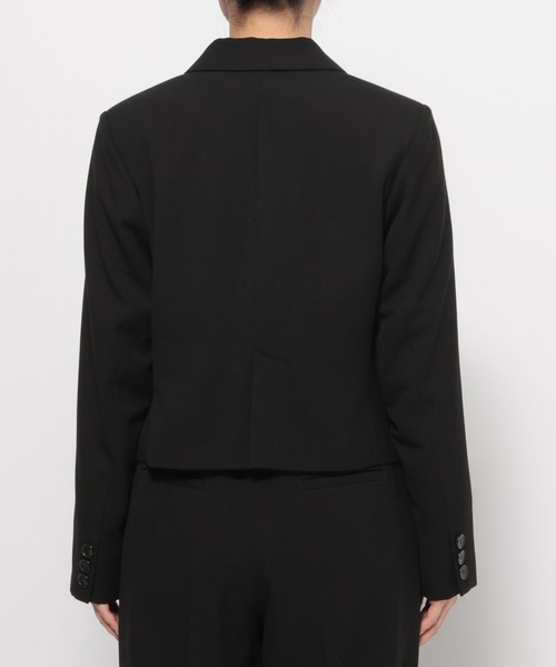 LOWRYS FARM（ローリーズファーム）の「ｄａｙｍｅショートジャケット 628093（テーラードジャケット・レディース・ブラック/ネイビー・MEDIUM/LARGE）」の17枚目の写真