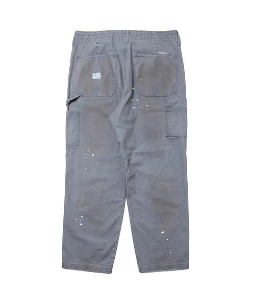 Liberaiders(リベレイダース)の「Liberaiders/リベレイダース REPAIRED CANVAS WORK PANTS ウォッシュ加工 テーパード ペインターパンツ(チノパンツ・メンズ・チャコール/オリーブ・30/32/34)」の3枚目の写真