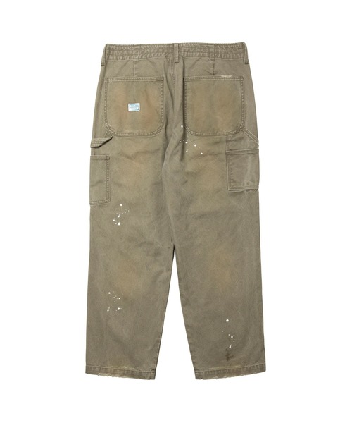 Liberaiders(リベレイダース)の「Liberaiders/リベレイダース REPAIRED CANVAS WORK PANTS ウォッシュ加工 テーパード ペインターパンツ(チノパンツ・メンズ・チャコール/オリーブ・30/32/34)」の7枚目の写真