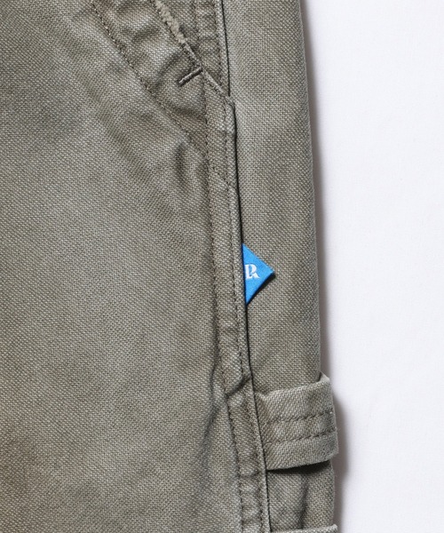 Liberaiders(リベレイダース)の「Liberaiders/リベレイダース REPAIRED CANVAS WORK PANTS ウォッシュ加工 テーパード ペインターパンツ(チノパンツ・メンズ・チャコール/オリーブ・30/32/34)」の13枚目の写真