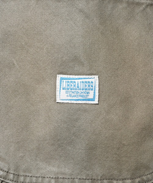 Liberaiders(リベレイダース)の「Liberaiders/リベレイダース REPAIRED CANVAS WORK PANTS ウォッシュ加工 テーパード ペインターパンツ(チノパンツ・メンズ・チャコール/オリーブ・30/32/34)」の15枚目の写真