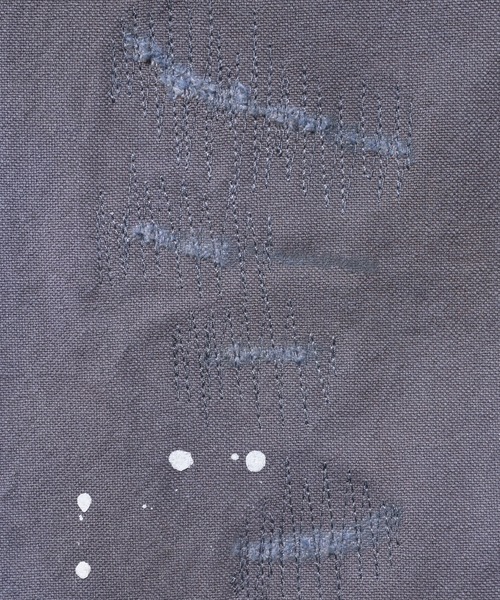 Liberaiders(リベレイダース)の「Liberaiders/リベレイダース REPAIRED CANVAS WORK PANTS ウォッシュ加工 テーパード ペインターパンツ(チノパンツ・メンズ・チャコール/オリーブ・30/32/34)」の17枚目の写真