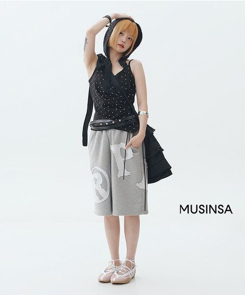 PRENDA(プレンダ)の「PRDA BIG PATCH SHORTS GRAY(その他パンツ・レディース・その他・SMALL/MEDIUM)」の2枚目の写真