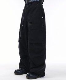 SCALLYWAG（スカリーワグ）の「ウォッシュドパティグフロントカーゴパンツ[ブラック]（その他パンツ）」