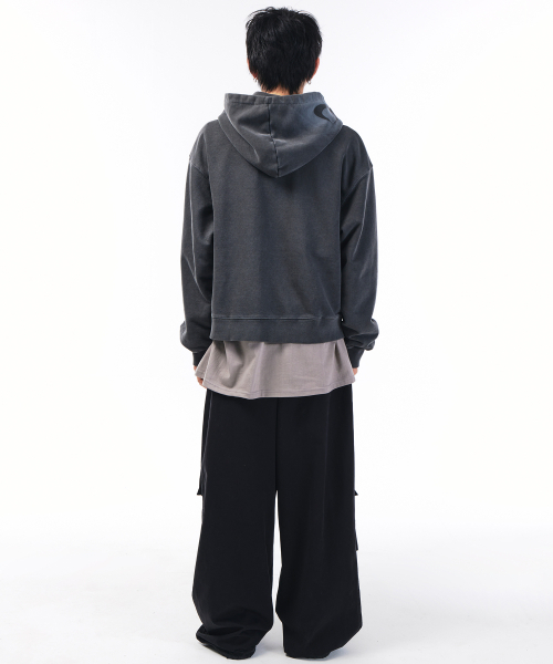 SCALLYWAG（スカリーワグ）の「ウォッシュドパティグフロントカーゴパンツ[ブラック]（その他パンツ・レディース・その他・MEDIUM/SMALL/LARGE/X-LARGE）」の11枚目の写真