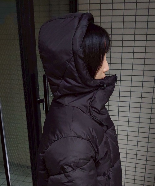 go slow caravan（ゴースローキャラバン）の「シレーフードブルゾン(M1)（ダウンジャケット/コート・メンズ・ホワイト/ブラック・MEDIUM/LARGE）」の11枚目の写真