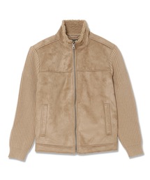 Guess | Long Sleeves Mn Suede Mix River Jacket ブルゾン(ブルゾン)