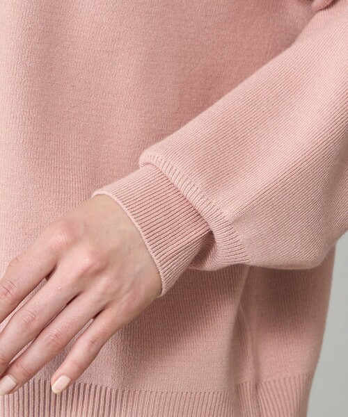 CAST:（キャストコロン）の「【セットアップ対応】マフラードッキングニット（ニット/セーター・レディース・ピンク系その他2/ネイビー/オフホワイト/グレー・M）」の14枚目の写真