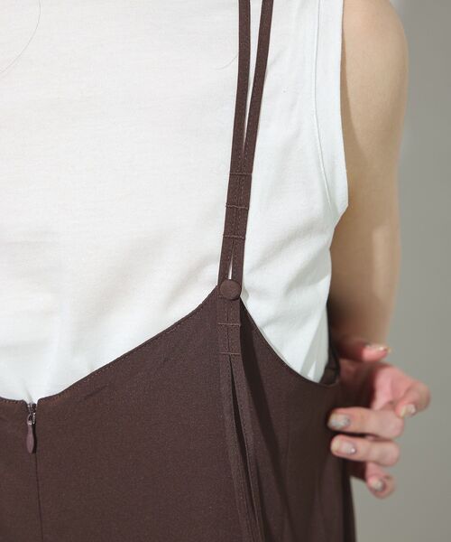 GARAGE OF GOOD CLOTHING（ガレージオブグッドクロージング）の「バルーンレイヤードワンピース（ワンピース・レディース・ブラック/ブラウン・FREE）」の14枚目の写真