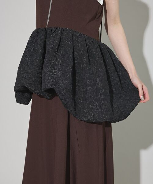 GARAGE OF GOOD CLOTHING（ガレージオブグッドクロージング）の「バルーンレイヤードワンピース（ワンピース・レディース・ブラック/ブラウン・FREE）」の15枚目の写真