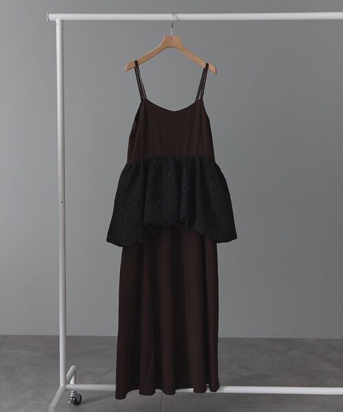 GARAGE OF GOOD CLOTHING（ガレージオブグッドクロージング）の「バルーンレイヤードワンピース（ワンピース・レディース・ブラック/ブラウン・FREE）」の16枚目の写真
