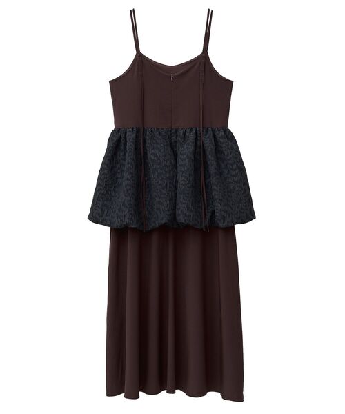 GARAGE OF GOOD CLOTHING（ガレージオブグッドクロージング）の「バルーンレイヤードワンピース（ワンピース・レディース・ブラック/ブラウン・FREE）」の20枚目の写真