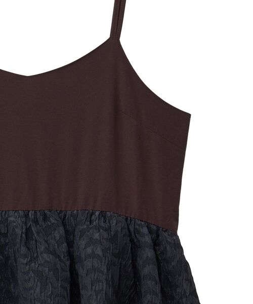 GARAGE OF GOOD CLOTHING（ガレージオブグッドクロージング）の「バルーンレイヤードワンピース（ワンピース・レディース・ブラック/ブラウン・FREE）」の22枚目の写真