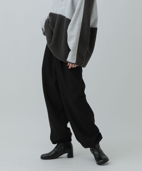 LEPSIM(レプシィム)の「Wクロスジョガーパンツ 581660(その他パンツ・レディース・ブラック/アイボリー・FREE)」の10枚目の写真