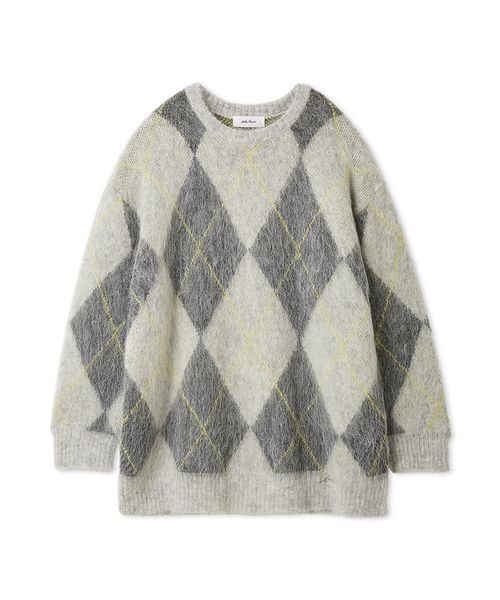 【Mila Owen】アルパカニットミニ丈ワンピース Mila Owen（ミラオーウェン）の「アルパカニットミニ丈ワンピース