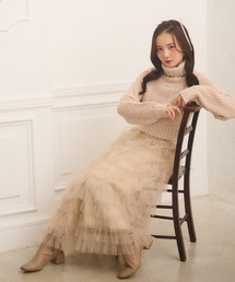 【Seemi.】チュールロングスカート